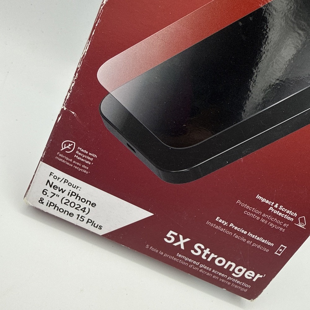 ZAGG InvisibleShield Glass Elite Screen Protector‎ For Apple iPhone 16 Pro Max